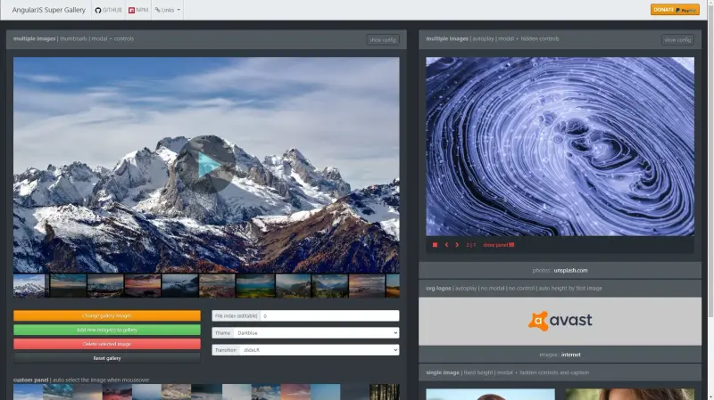 AngularJS Super Gallery