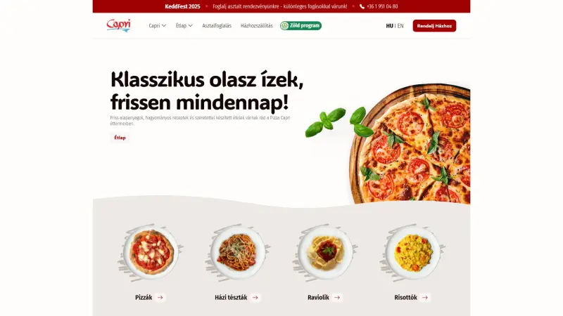 Capri Pizzeria restaurant